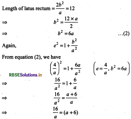 RBSE Solutions for Class 11 Maths Chapter 11 Conic Sections Ex 11.4 9
