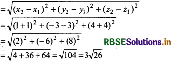 RBSE Solutions for Class 11 Maths Chapter 12 Introduction to three Dimensional Geometry Ex 12.2 3