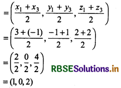 RBSE Solutions for Class 11 Maths Chapter 12 Introduction to three Dimensional Geometry Miscellaneous Exercise 2