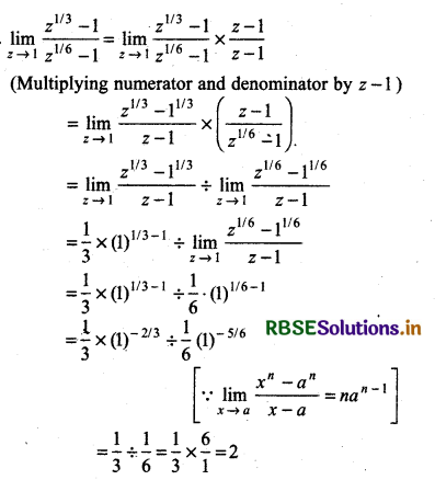 RBSE Solutions for Class 11 Maths Chapter 13 Limits and Derivatives Ex 13.1 10