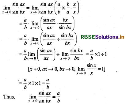 RBSE Solutions for Class 11 Maths Chapter 13 Limits and Derivatives Ex 13.1 14