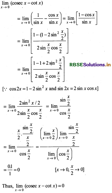 RBSE Solutions for Class 11 Maths Chapter 13 Limits and Derivatives Ex 13.1 21