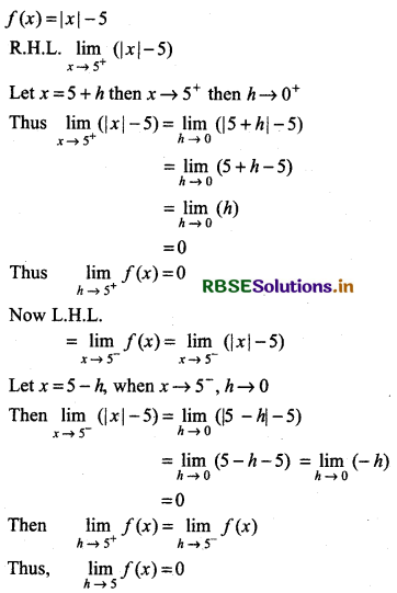 RBSE Solutions for Class 11 Maths Chapter 13 Limits and Derivatives Ex 13.1 32