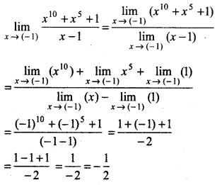 RBSE Solutions for Class 11 Maths Chapter 13 Limits and Derivatives Ex 13.1 5