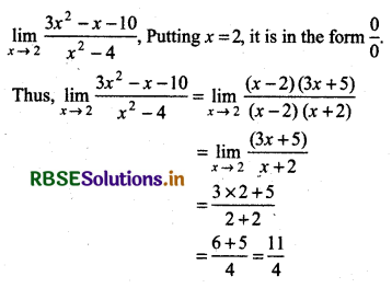 RBSE Solutions for Class 11 Maths Chapter 13 Limits and Derivatives Ex 13.1 7