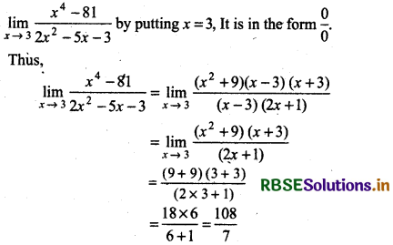 RBSE Solutions for Class 11 Maths Chapter 13 Limits and Derivatives Ex 13.1 8