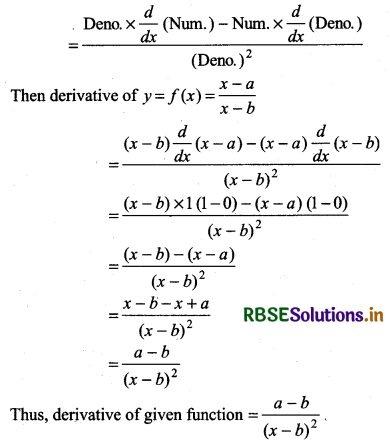 RBSE Solutions for Class 11 Maths Chapter 13 Limits and Derivatives Ex 13.2 12