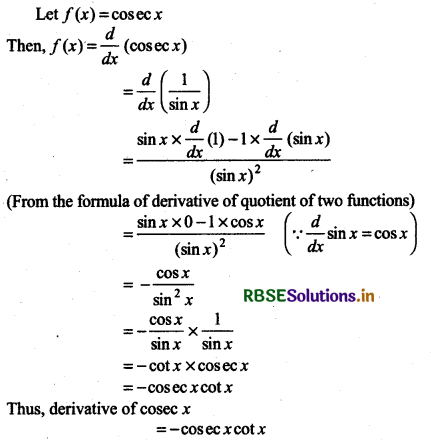RBSE Solutions for Class 11 Maths Chapter 13 Limits and Derivatives Ex 13.2 25