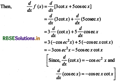 RBSE Solutions for Class 11 Maths Chapter 13 Limits and Derivatives Ex 13.2 26