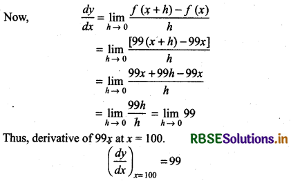 RBSE Solutions for Class 11 Maths Chapter 13 Limits and Derivatives Ex 13.2 3