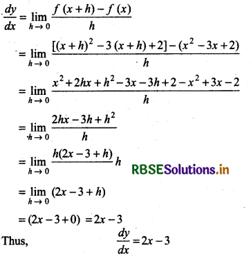 RBSE Solutions for Class 11 Maths Chapter 13 Limits and Derivatives Ex 13.2 5