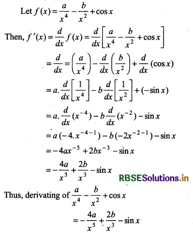 RBSE Solutions for Class 11 Maths Chapter 13 Limits and Derivatives Miscellaneous Exercise 12
