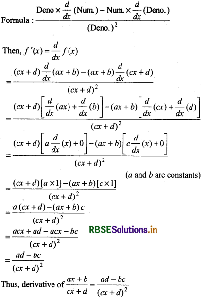RBSE Solutions for Class 11 Maths Chapter 13 Limits and Derivatives Miscellaneous Exercise 7