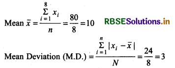 RBSE Solutions for Class 11 Maths Chapter 15 Statistics Ex 15.1 1