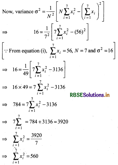 RBSE Solutions for Class 11 Maths Chapter 15 Statistics Miscellaneous Exercise 4