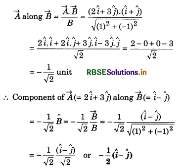 RBSE Solutions for Class 11 Physics Chapter 4 Motion in a Plane 25