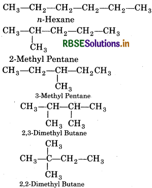 RBSE Solutions for Class 11 Chemistry Chapter 13 Hydrocarbons 1
