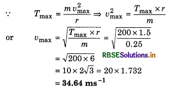RBSE Solutions for Class 11 Physics Chapter 5 Laws of Motion 12