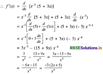 RBSE Solutions for Class 11 Maths Chapter 13 सीमा और अवकलज Ex 13.2 15