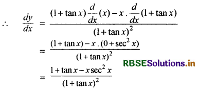 RBSE Solutions for Class 11 Maths Chapter 13 सीमा और अवकलज विविध प्रश्नावली 20