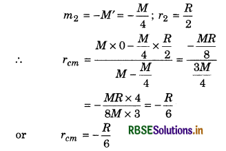 RBSE Solutions for Class 11 Physics Chapter 7 System of Particles and Rotational Motion 11