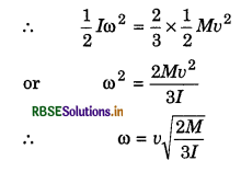 RBSE Solutions for Class 11 Physics Chapter 7 System of Particles and Rotational Motion 14