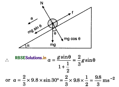 RBSE Solutions for Class 11 Physics Chapter 7 System of Particles and Rotational Motion 24
