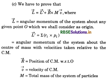 RBSE Solutions for Class 11 Physics Chapter 7 System of Particles and Rotational Motion 28