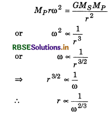 RBSE Solutions for Class 11 Physics Chapter 8 Gravitation 1