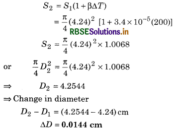 RBSE Solutions for Class 11 Physics Chapter 11 Thermal Properties of Matter 3