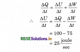 RBSE Solutions for Class 11 Physics Chapter 12 Thermodynamics 3