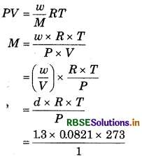 RBSE Class 11 Chemistry Important Questions Chapter 5 States of Matter 15