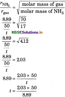 RBSE Class 11 Chemistry Important Questions Chapter 5 States of Matter 22