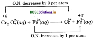 RBSE Class 11 Chemistry Important Questions Chapter 8 Redox Reactions 22