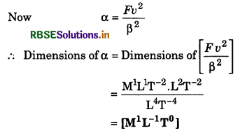 RBSE Class 11 Physics Important Questions Chapter 2 Units and Measurements 16