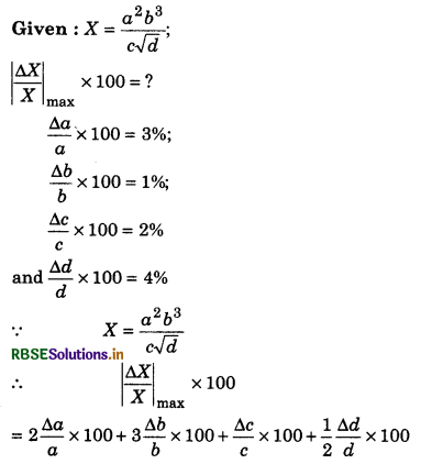 RBSE Class 11 Physics Important Questions Chapter 2 Units and Measurements 25