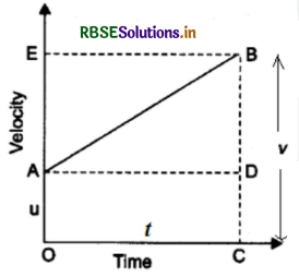 RBSE Class 11 Physics Important Questions Chapter 3 Motion in a Straight Line 15
