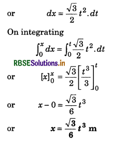 RBSE Class 11 Physics Important Questions Chapter 3 Motion in a Straight Line 72