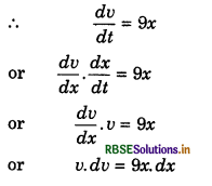 RBSE Class 11 Physics Important Questions Chapter 3 Motion in a Straight Line 82
