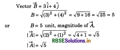 RBSE Class 11 Physics Important Questions Chapter 4 Motion in a Plane 110