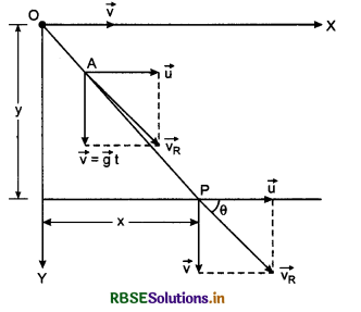 RBSE Class 11 Physics Important Questions Chapter 4 Motion in a Plane 50