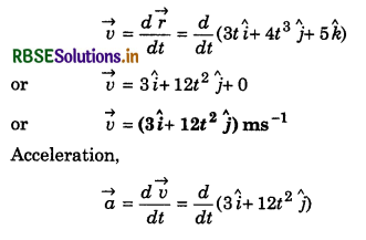 RBSE Class 11 Physics Important Questions Chapter 4 Motion in a Plane 95