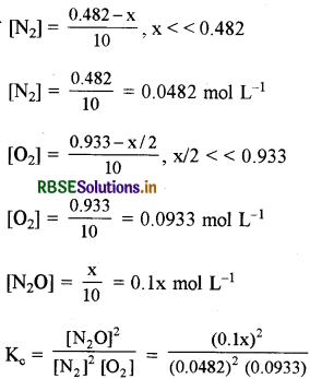 RBSE Solutions for Class 11 Chemistry Chapter 7 साम्यावस्था 10