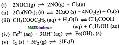 RBSE Solutions for Class 11 Chemistry Chapter 7 साम्यावस्था 2