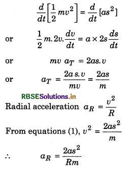 RBSE Class 11 Physics Important Questions Chapter 4 Motion in a Plane 122