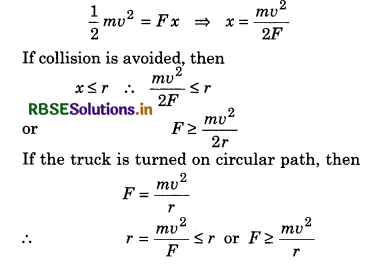 RBSE Class 11 Physics Important Questions Chapter 5 Laws of Motion 10