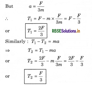 RBSE Class 11 Physics Important Questions Chapter 5 Laws of Motion 8