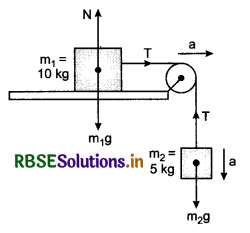 RBSE Class 11 Physics Important Questions Chapter 5 Laws of Motion 43