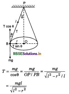 RBSE Class 11 Physics Important Questions Chapter 5 Laws of Motion 50