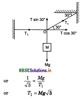 RBSE Class 11 Physics Important Questions Chapter 5 Laws of Motion 52